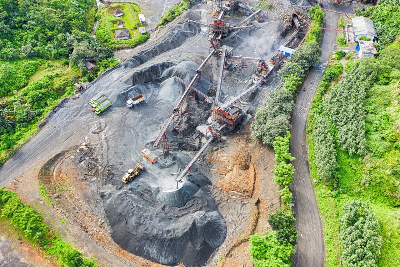 Bird's Eye View of Heavy Equipment